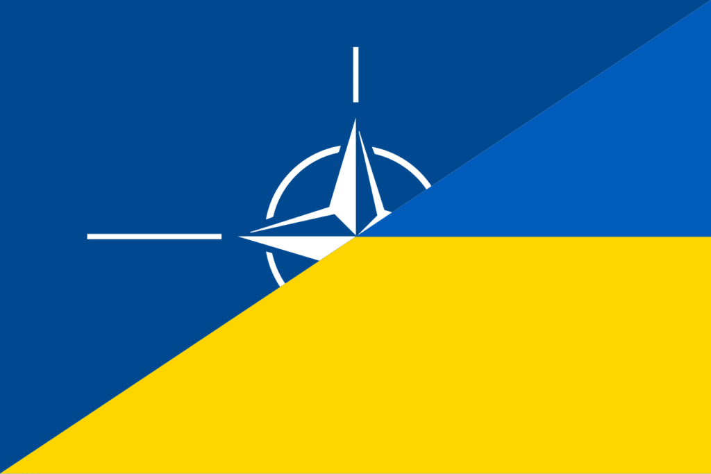 Flag of NATO and Ukraine.svg